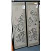 Image 1 : PAIR OF CHINESE SCROLLS framed,