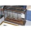 Image 1 : CASED SHIP MODEL three masted vessel 21