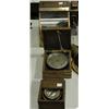 Image 1 : CASED ENGLISH BAROMETER & TWO CASED COM