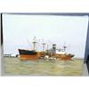 Image 1 : JOE WILHELM SHIP PAINTING  16"x20" o/c,