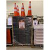 Image 2 : BRAND NEW SET OF 250 SAFETY HIGHWAY CONES
