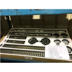 NEW 9-36V LED LIGHT SET, 6PCS 27 WATT, 2PCS 51 WATT, 2PCS 72 WATT, 2PCS 180 WATT, 2PCS 240 WATT