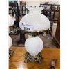 Image 2 : 2 MILK GLASS LAMPS