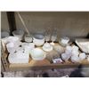Image 2 : ASSORTED MILK GLASS & CRYSTAL WARE