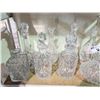 Image 2 : ASSORTED CRYSTAL DECANTERS & POURER