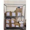 Image 1 : ASSORTED BOXES OF LINEN, YARN, & BLANKETS RACK NOT INCLUDED