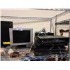 Image 2 : 2 TVS, ASSORTED DVD & BLU-RAY PLAYERS, BIN OF ASSORTED ELECTRONICS, & MORE