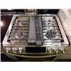 Image 2 : SAMSUNG GAS STOVE WITH CONVECTION OVEN MODEL NX58H9500WS/AC