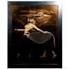 Image 2 : Framed mixed media artwork, unknown artist.