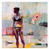 Image 1 : Decorative mixed media on panel by Gabriel Mark Lipper