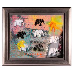 Framed and decorative stencil art