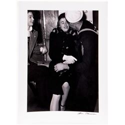 Lou Stoumen signed photograph