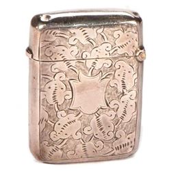 Silver matchbox