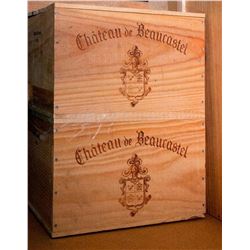 Chateau de Beaucastel Chateau neuf du pape rouge 2010 (12 bottles)