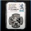 Image 1 : Lion Dollar 1 ounce silver proof