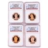 Image 1 : FOUR THIRTY-SIXTH PRESIDENT $1 COINS