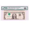 Image 1 : Fr. 1925-F $1 1999 Federal Reserve Note. PMG Gem Uncirculated 66 EPQ.