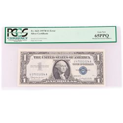 Fr. 1621 $1 1957B Silver Certificate. PCGS Gem New 65PPQ.