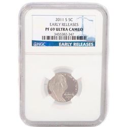 Jefferson 2011 S 5 cent piece early release