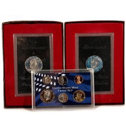 TwoÂ 1971 Eisenhower proof dollars2005 United States Mint Proof Set