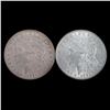 Image 1 : Two 1921 $1 Morgan Silver Dollar Coins