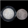 Image 1 : Two 1878 $1 Morgan Silver Dollar Coins