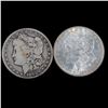 Image 1 : Two 1883 $1 Morgan Silver Dollar Coins