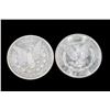 Image 2 : An 1880 and 1881 $1 Morgan Silver Dollar Coins