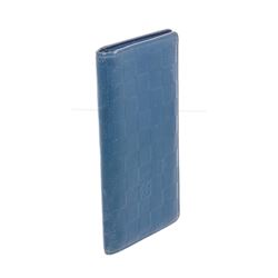 Louis Vuitton Blue Damier Infini Leather Brazza Wallet