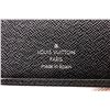 Image 6 : Louis Vuitton Black Taiga Leather Checkbook Cover Wallet