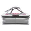 Image 7 : Chanel Grey Multicolor Lizard Medium Chevron Boy Bag