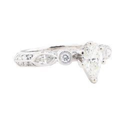 1.00 ctw Diamond Vintage Motif Ring - Platinum