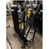 Image 1 : DUMBELL RACK AND EQUIPMENT RACK WITH ASSORTED EXERCISE EQUIPMENT