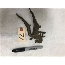 Bronze Beatle Nut Cracker