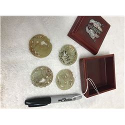 4 Chinese Jade Erotic Scenes