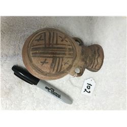 Peruvian painted Ceramic Vessel