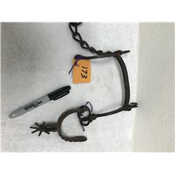 Antique Western Spur and Bit