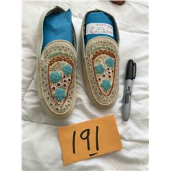 Pair of Beaded Moccasins
