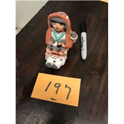 Painted Ceramic Storyteller 5