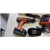 Image 2 : AS NEW RIDGID 18 VOLT 1/2 INCH 2 SPEED DRILL W/ 2 BATTERIES, CHARGER, AND CARRY BAG