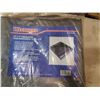 Image 2 : DOUBLE HEAD PROPANE HEATER AND 10X12 FOOT INDUSTRIAL TARP