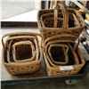 Image 1 : Lot of wicker baskets
