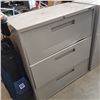 Image 2 : GLOBAL 3 DRAWER LATERAL FILING CABINET