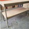 Image 2 : 3FT X 18" X 5FT TWO TIER SHOP SHELF