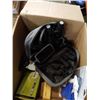 Image 2 : BOX OF WEIGHTS AND EXERCISE EQUIPMENT