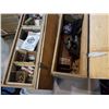 Image 2 : 2 WOOD BOXES OF TOOLS, SHOP HARDWARE