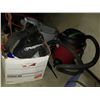 Image 2 : Shop vac, vaccum bags, mop bucket and clothing rack with toolbelt