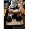Image 1 : BOX OF 10 NEW MOTORCYCLE HELMETS - NOT DOT APPROVE