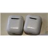 Image 2 : Two authentic airpod charging cases and two new lightning charge cors 5ft and 10 ft