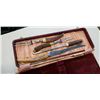 Image 2 : BRASS BIRDS AND BONE HANDLE CARVING SET